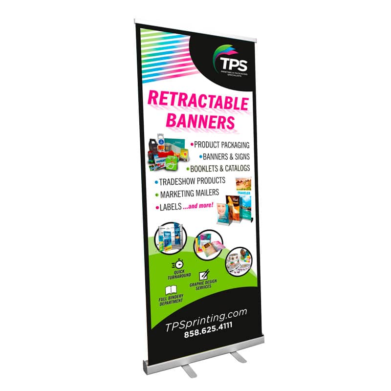 33"×81" Standard Retractable Roll Up Banner Display FREE PRINTING AND SHIPPING 