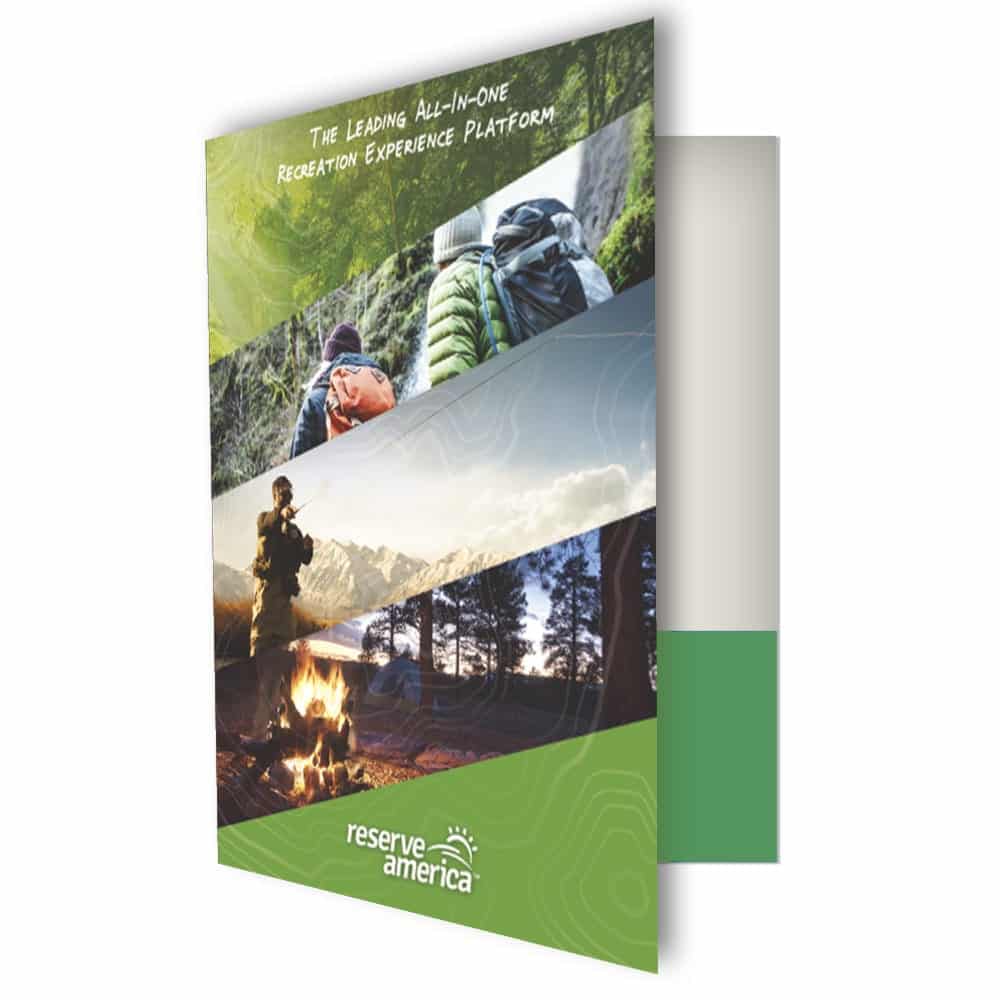 Custom Color Folders for Travel Industry Custom Color Folders for Travel Industry