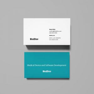 Medical Device Sample Business Card