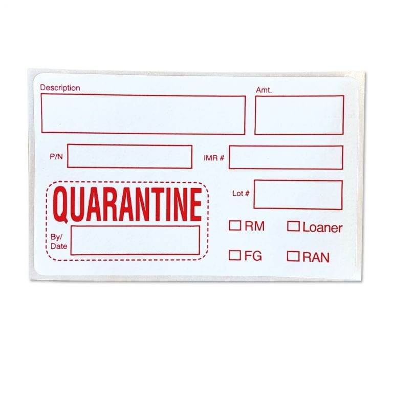 Quarantine Sticker