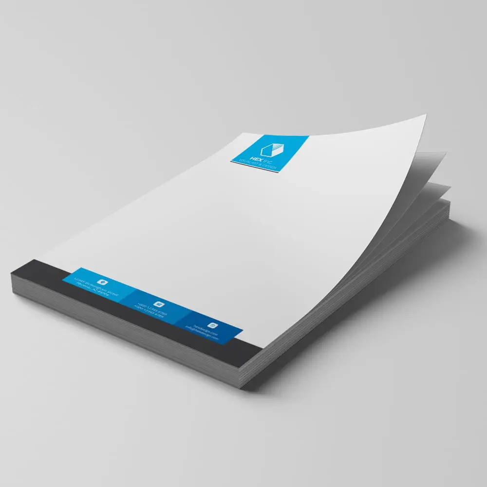 Letterhead & Pen Example