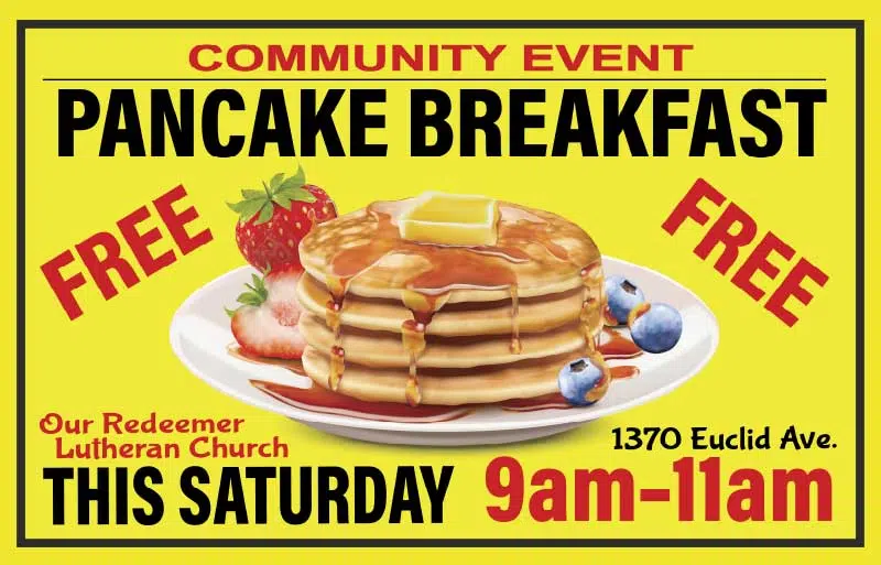 Church Pancak Breakfast Banner