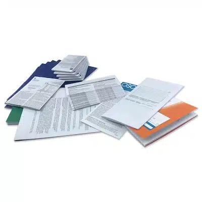 Instructions for use booklets and printed inserts for medical and product documentation